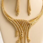 Royal Glow Gold Diamond Necklace for women.