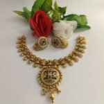Royal Gold Plated Designer Necklace for women.
