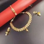 Elegance Gold-Plated Necklace Set for women.