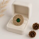 High Polish American Diamond Finger Ring for women.