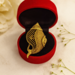 Traditional Brass Gold Plated Statement Ring.