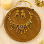 Timeless Heritage Gold Finish Necklace for women.