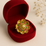 Royal Brass Gold Plated Ring for Women.