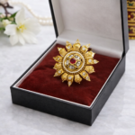 Rajwadi Inspired Brass Ring for women.