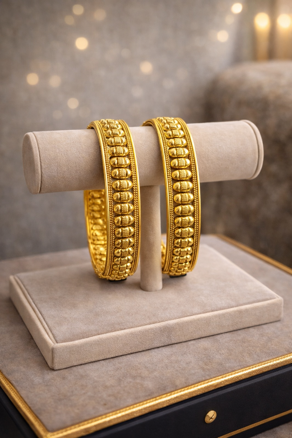 file_000000004c707230a952801917abb05f Premium Traditional Gold Bangles for women. - Image 1