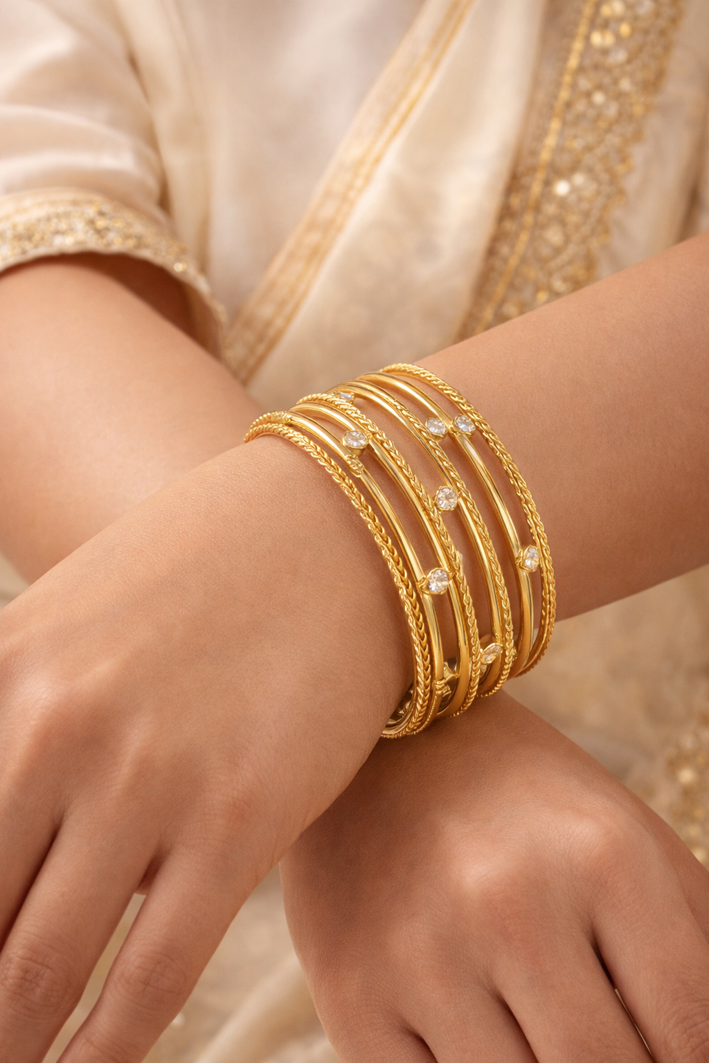 file_00000000514072098ab568a5f0e9752c Forever Shine Anti-Tarnish Designer Bracelet for women. - Image 1