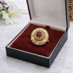 Premium Quality Polished Brass Ring for women.