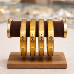 Gold Plated CNC Bangles – Set of 4 | Premium Traditional Design.