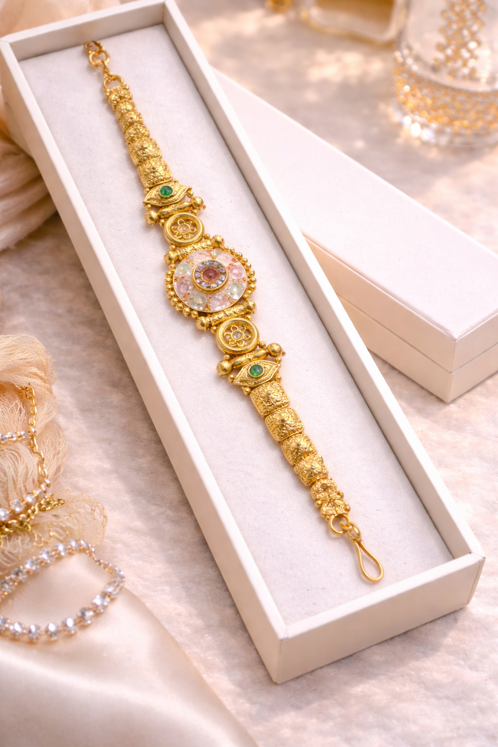 file_000000002d6872099c65a99b667258fb (1) Premium High Gold Polish Brass Bracelet✨❤️ - Image 1