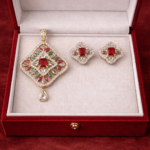 Ruby Multicolor Royal Pendant Set ❤️