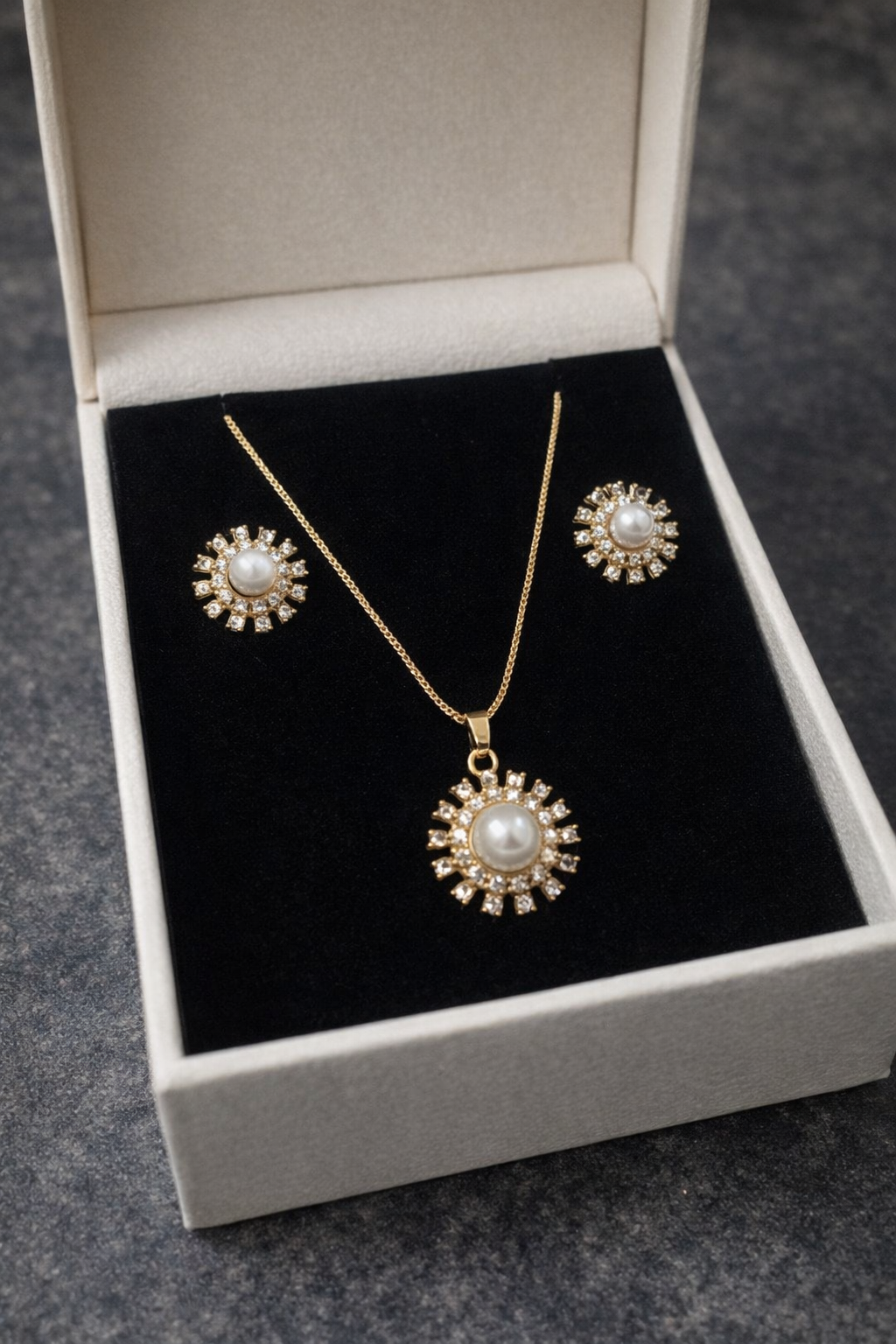 file_00000000387071faa7466193b82a351d Premium Rose Gold Designer Pendant Set with Earrings✨ - Image 1