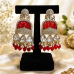 Crimson Sparkle Designer Earrings ❤️✨