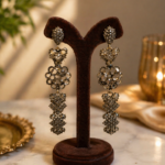 Royal Antique Crystal Drop Earrings ✨