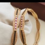 Royal Ruby Twist Bangles ✨