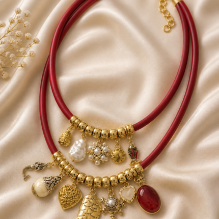 Ruby Charm Elegance Necklace ✨