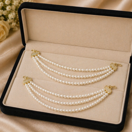 Elegant Pearl Layered Chain Set ✨