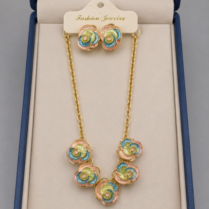 Pastel Bloom Necklace Set ✨