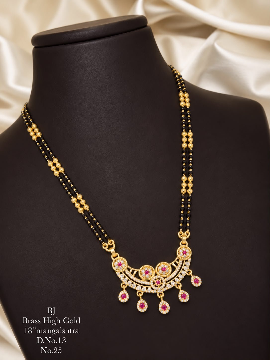 IMG-20261005-WA0043 Premium Brass High Gold Plated Ruby Mangalsutra ✨ - Image 1